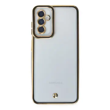 Samsung Galaxy M23 Kılıf Liva Lens Silikon - Siyah