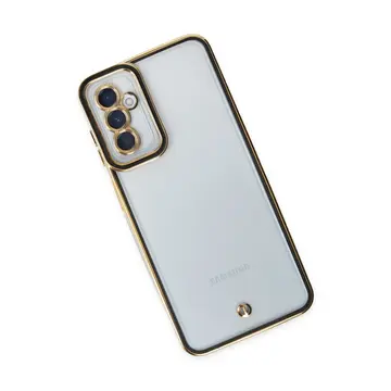 Samsung Galaxy M23 Kılıf Liva Lens Silikon - Siyah
