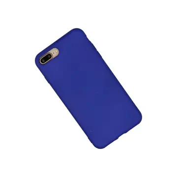 İphone 7 Plus Kılıf Nano İçi Kadife Silikon - Lacivert