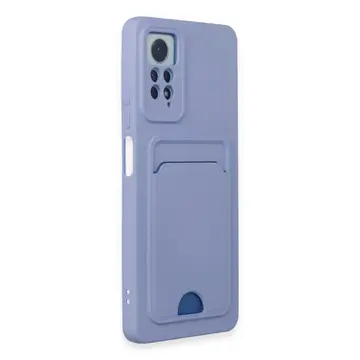 Xiaomi Redmi Note 11 Pro Kılıf Kelvin Kartvizitli Silikon - Lila