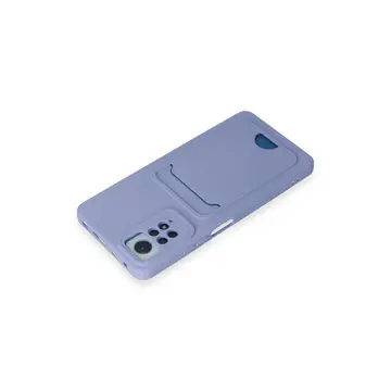 Xiaomi Redmi Note 11 Pro Kılıf Kelvin Kartvizitli Silikon - Lila