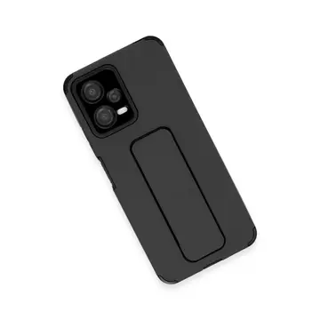 Xiaomi Poco X5 5g Kılıf Mega Standlı Silikon - Siyah