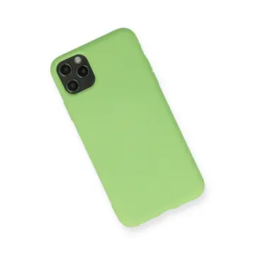 İphone 11 Pro Max Kılıf Nano İçi Kadife Silikon - Yeşil