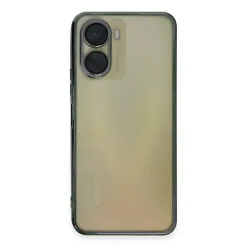Vivo Y16 Kılıf Razer Lensli Silikon - Yeşil