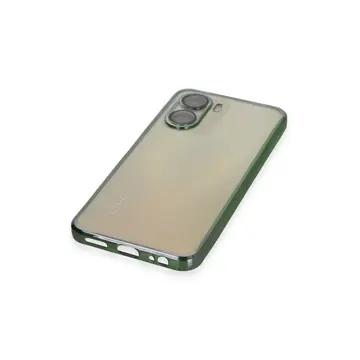 Vivo Y16 Kılıf Razer Lensli Silikon - Yeşil