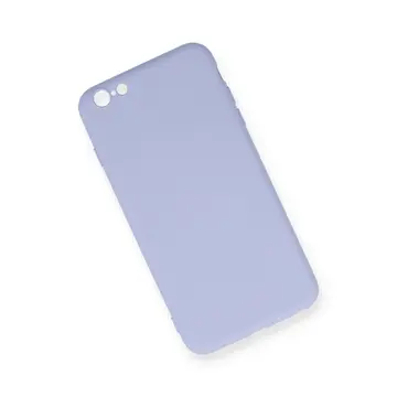 İphone 6 Plus Kılıf Nano İçi Kadife Silikon - Lila