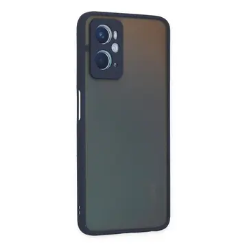 Oppo A96 Kılıf Montreal Silikon Kapak - Lacivert