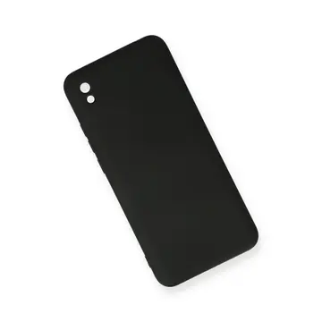 Xiaomi Redmi 9a Kılıf Nano İçi Kadife Silikon - Siyah