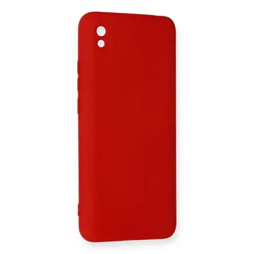 Xiaomi Redmi 9a Kılıf Nano İçi Kadife Silikon - Kırmızı
