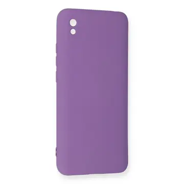 Xiaomi Redmi 9a Kılıf Nano İçi Kadife Silikon - Mor