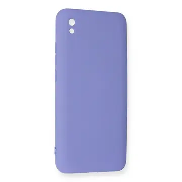 Xiaomi Redmi 9a Kılıf Nano İçi Kadife Silikon - Lila