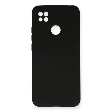 Xiaomi Redmi 9c Kılıf Nano İçi Kadife Silikon - Siyah