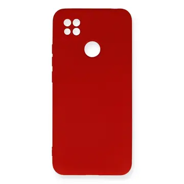 Xiaomi Redmi 9c Kılıf Nano İçi Kadife Silikon - Kırmızı
