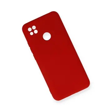 Xiaomi Redmi 9c Kılıf Nano İçi Kadife Silikon - Kırmızı