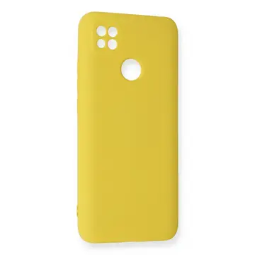 Xiaomi Redmi 9c Kılıf Nano İçi Kadife Silikon - Sarı