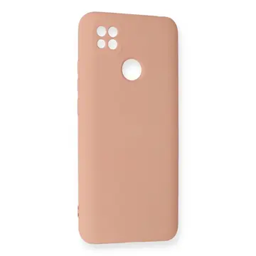 Xiaomi Redmi 9c Kılıf Nano İçi Kadife Silikon - Pudra