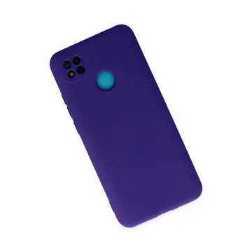 Xiaomi Redmi 9c Kılıf Nano İçi Kadife Silikon - Mor