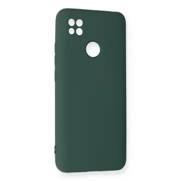 Xiaomi Redmi 9c Kılıf Nano İçi Kadife Silikon - Koyu Yeşil