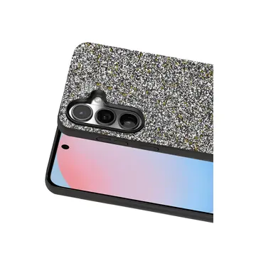 Onegif Samsung Galaxy S24 Fe Bright Simli Kapak - Gold