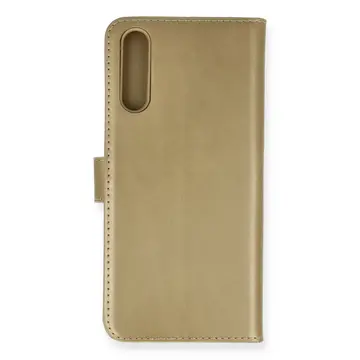 Huawei P Smart S Kılıf Trend S Plus Kapaklı Kılıf - Gold