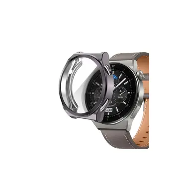 Huawei Watch Gt2 46mm Dota Camlı Kasa Ekran Koruyucu - Uzay Grisi