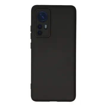 Xiaomi Mi 12 Kılıf Nano İçi Kadife Silikon - Siyah