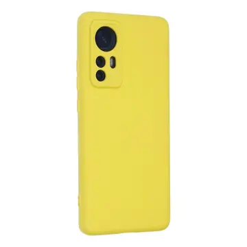 Xiaomi Mi 12 Kılıf Nano İçi Kadife Silikon - Sarı