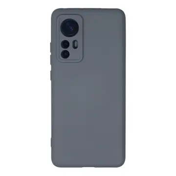 Xiaomi Mi 12 Kılıf Nano İçi Kadife Silikon - Gri