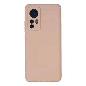 Xiaomi Mi 12 Kılıf Nano İçi Kadife Silikon - Pudra