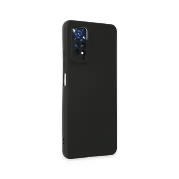 Xiaomi Redmi Note 11 Kılıf First Silikon - Siyah