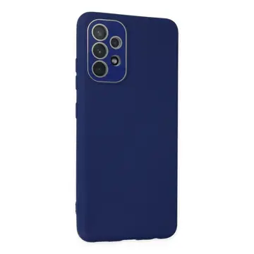 Samsung Galaxy A33 5g Kılıf Lansman Glass Kapak - Sky Blue