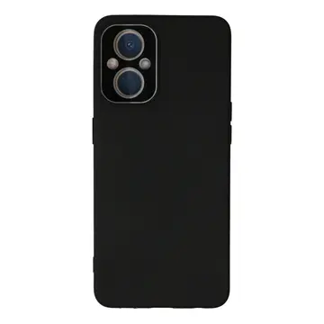 Oppo Reno 7 Lite Kılıf Lansman Glass Kapak - Siyah