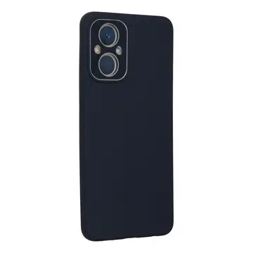 Oppo Reno 7 Lite Kılıf Lansman Glass Kapak - Lacivert