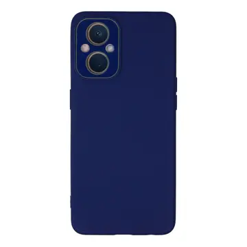 Oppo Reno 7 Lite Kılıf Lansman Glass Kapak - Sky Blue