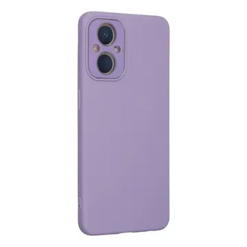 Oppo Reno 7 Lite Kılıf Lansman Glass Kapak - Lila
