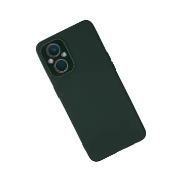 Oppo Reno 7 Lite Kılıf Lansman Glass Kapak - Koyu Yeşil
