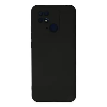 Xiaomi Redmi 10c Kılıf Nano İçi Kadife Silikon - Siyah