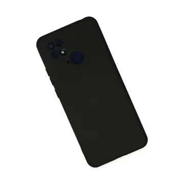 Xiaomi Redmi 10c Kılıf Nano İçi Kadife Silikon - Siyah