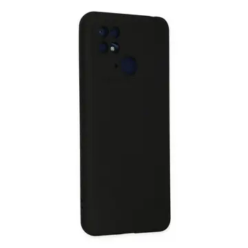 Xiaomi Redmi 10c Kılıf Nano İçi Kadife Silikon - Siyah