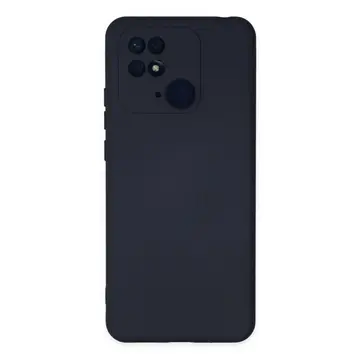 Xiaomi Redmi 10c Kılıf Nano İçi Kadife Silikon - Lacivert
