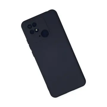 Xiaomi Redmi 10c Kılıf Nano İçi Kadife Silikon - Lacivert
