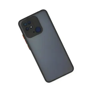 Xiaomi Redmi 10c Kılıf Montreal Silikon Kapak - Siyah