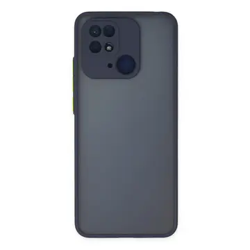 Xiaomi Redmi 10c Kılıf Montreal Silikon Kapak - Lacivert