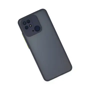 Xiaomi Redmi 10c Kılıf Montreal Silikon Kapak - Lacivert