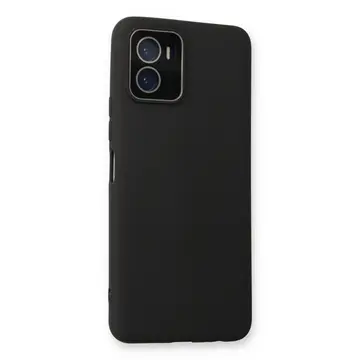 Vivo Y15s Kılıf Lansman Glass Kapak - Siyah