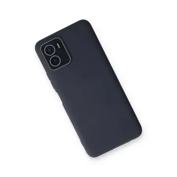 Vivo Y15s Kılıf Lansman Glass Kapak - Lacivert