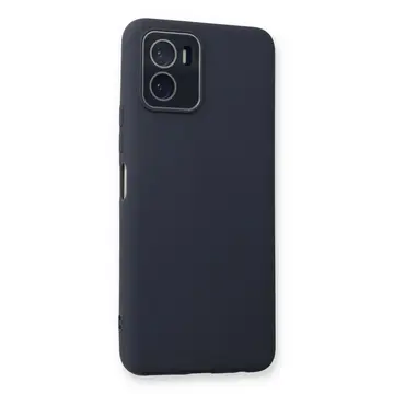 Vivo Y15s Kılıf Lansman Glass Kapak - Lacivert