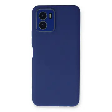 Vivo Y15s Kılıf Lansman Glass Kapak - Sky Blue