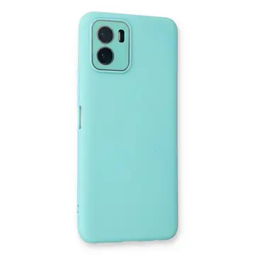 Vivo Y15s Kılıf Lansman Glass Kapak - Turkuaz