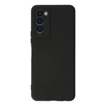 Tecno Camon 18 Kılıf Nano İçi Kadife Silikon - Siyah